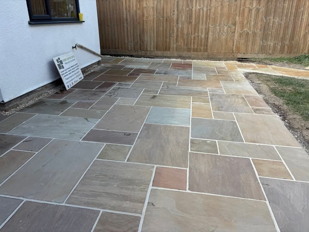 Patio Construction in Caerphilly