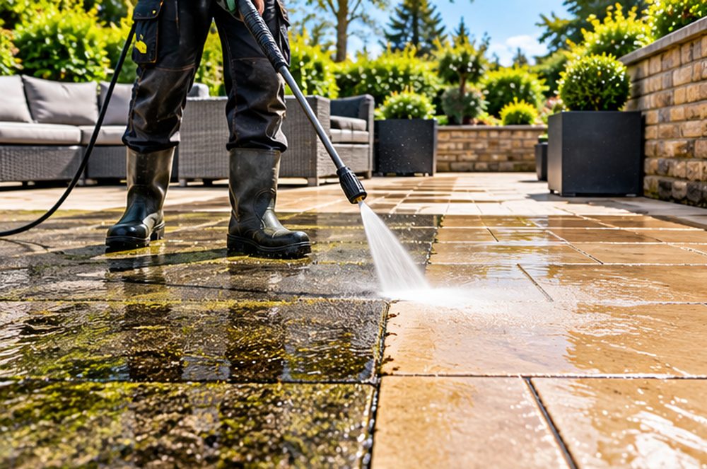 Power Washing in Brecon