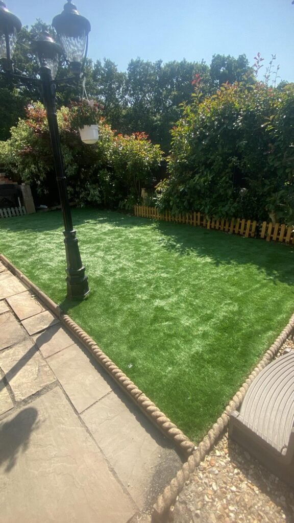 Artificial grass laying in pontyclun
