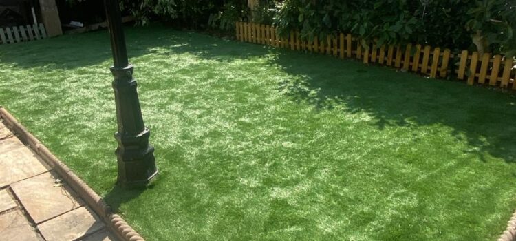 Artificial grass laying in pontyclun