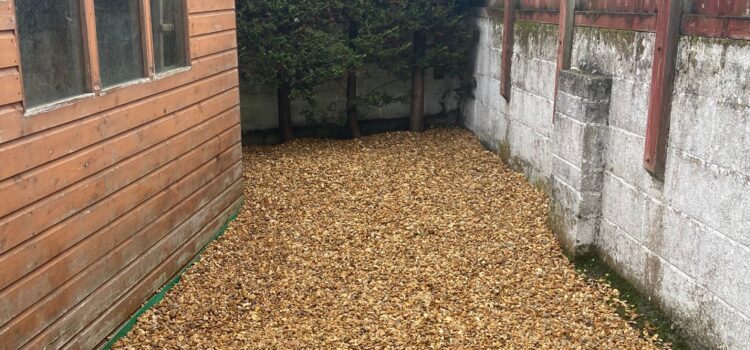 new gravel laid in Cardiff