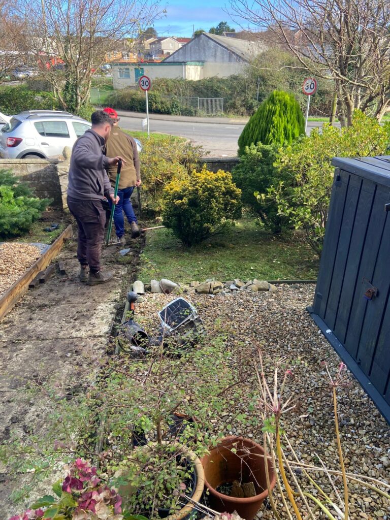 low maintenance gravel to garden