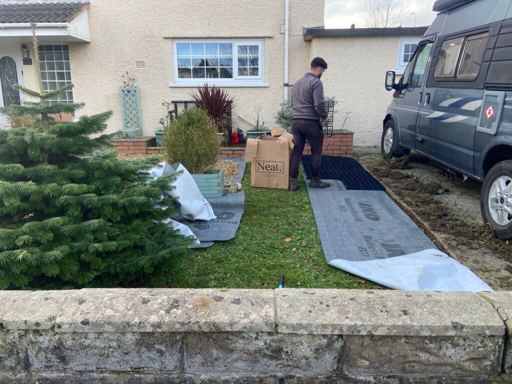 low maintenance gravel to garden