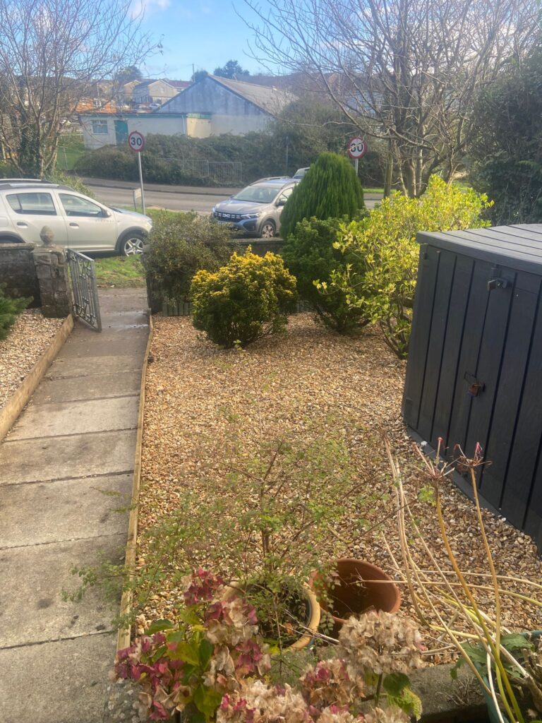 low maintenance gravel to garden