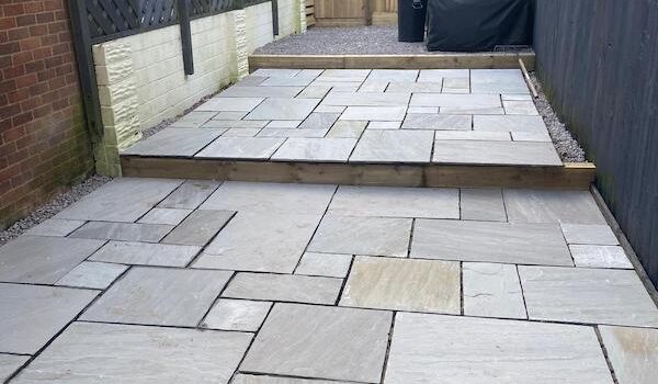 Patio construction in Cardiff